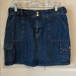 Sonoma Denim Cargo Mini Skort